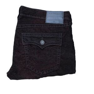 Rare true religion jeans size 42 GENO FLAP T red/Black